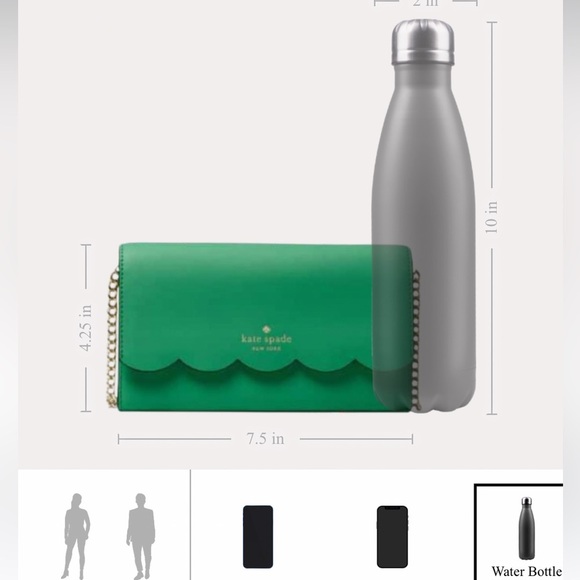 45. Kate Spade Gemma Crossbody in Chalk Pink - Picture 8 of 16